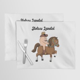 Proud Country Bumpkin - Horse, Pony Placemat