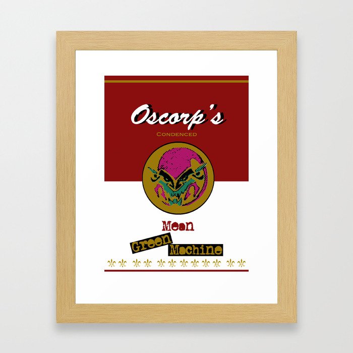 Oscorp's Mean Soup Framed Art Print
