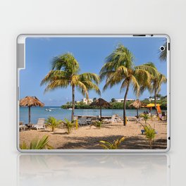 Beach Palm Trees Caribbean Islands Laptop Skin