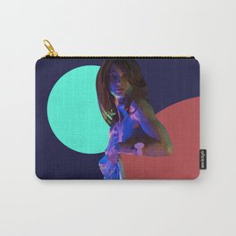 The Nighttime Covers Carry-All Pouch | Night, Graphicdesign, Lilac, Dark, Digital, Thegirlmirage, Navy, Geometric, Cyan, Uv 