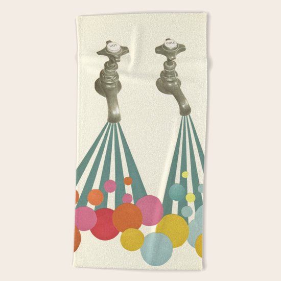 Soapsuds Beach Towel