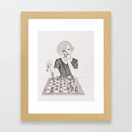 Chess Queen Framed Art Print