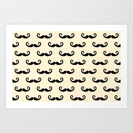 Mustaches for Z Art Print