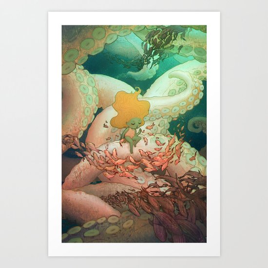 Listen To Me And I'll Tell You A Story Art Print
