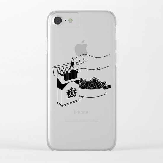 Art Addiction Clear iPhone Case