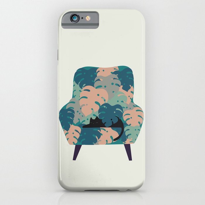 Cat and Plant 15 iPhone Case