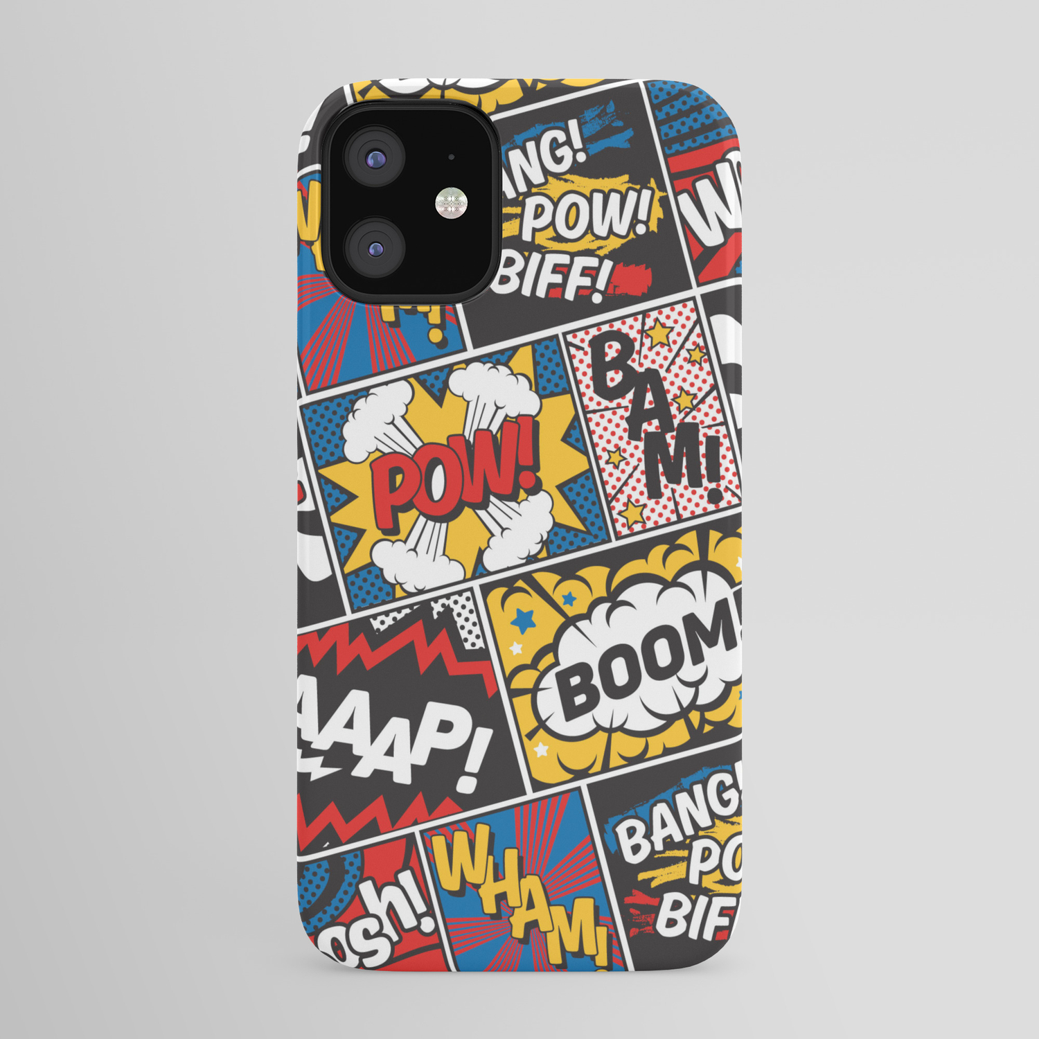 Modern Comic Book Superhero Pattern Color Colour Cartoon Lichtenstein Pop Art Iphone Case By Season Of Victory Society6