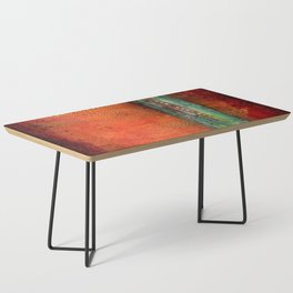 Abstract Copper Coffee Table