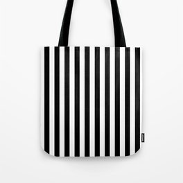 Abstract Black and White Vertical Stripe Lines 12 Tote Bag | Painting, Stripe, White, Abstraktefarbe, Line, Minimalist, Abstract, Minimal, Modern, Pattern 