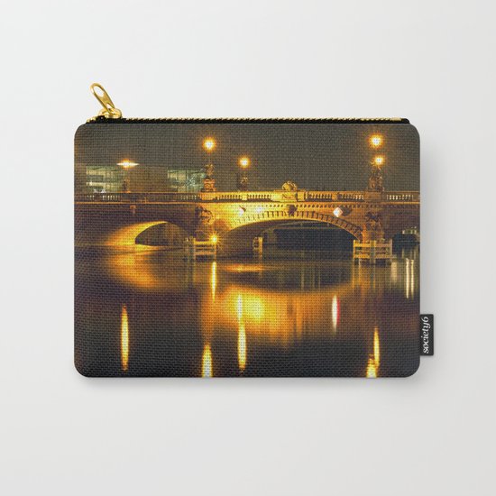 Moltke-Bridge at the river Spree in Berlin Carry-All Pouch