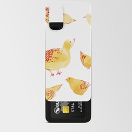 pigeons but in yellow Android Card Case