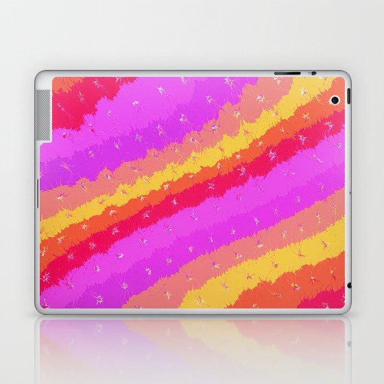 Color Waves Pink Laptop & iPad Skin