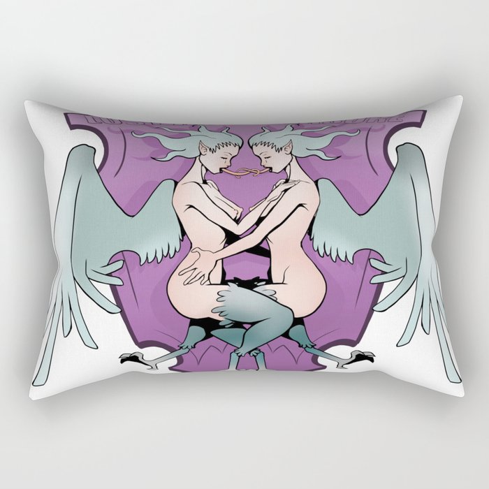 Lust and Pleasure Rectangular Pillow