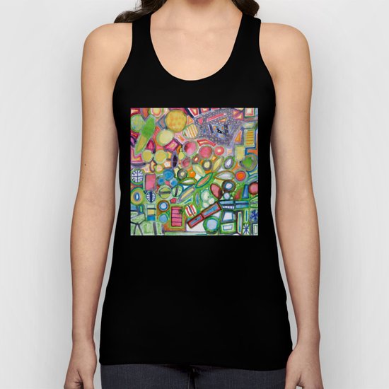 Cheerful Colorful Collection Unisex Tank Top