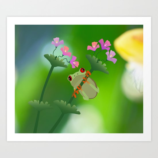 Just Hanging Around Art Print