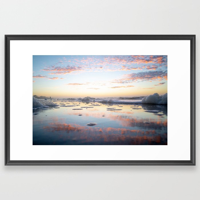 Sunrise Reflections Framed Art Print