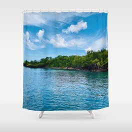 St. Lucia Bay Shower Curtain