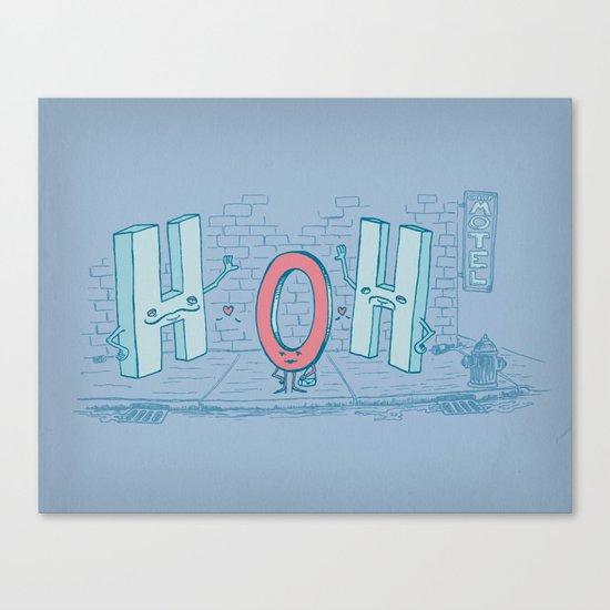 Ménage Agua Canvas Print