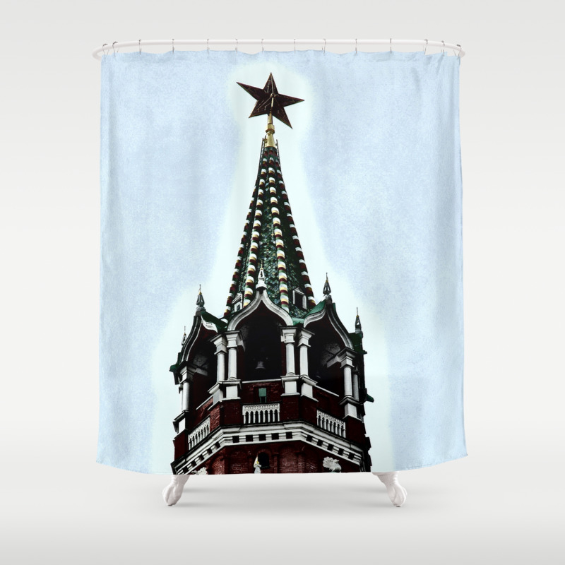 Kremlin Chimes Dramatic Shower Curtain By Artsyvistas Society6