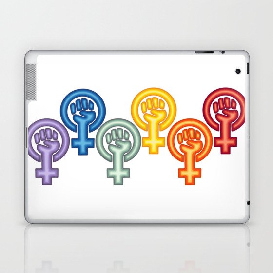 Feminist Symbols Laptop & iPad Skin