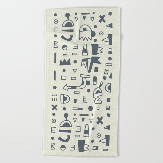 Pattern v10 Beach Towel