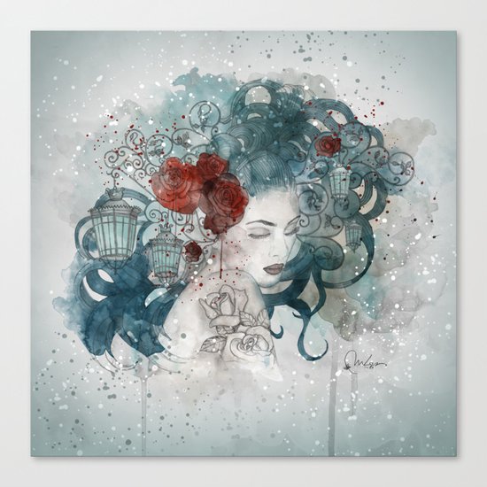 Blossom lights Canvas Print
