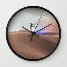 Let Go Wall Clock | Wallart, Clouds, Rainbow, Graphicdesign, Collage, Collageprint, Colorful, Coolprints, Coolposters, Collageart 