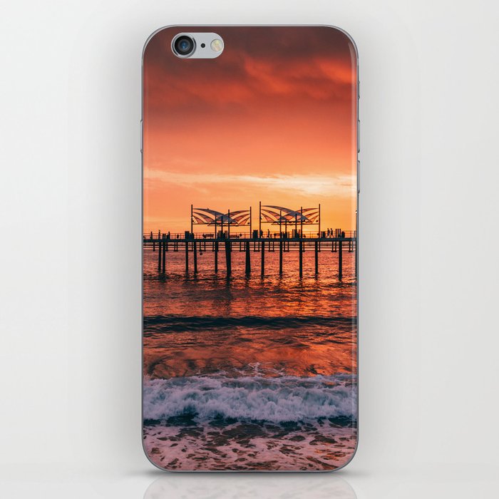 Redondo Beach Pier Sunset iPhone Skin