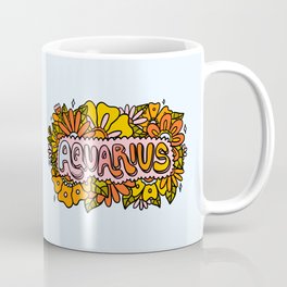 Aquarius Flowers Mug