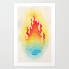 Sacred Fire Art Print