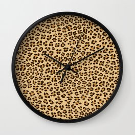 Leopard Spots Pattern Wall Clock