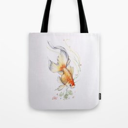 Goldfish - Watercolor Tote Bag