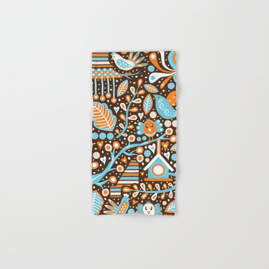 Bird Patterns Hand & Bath Towel