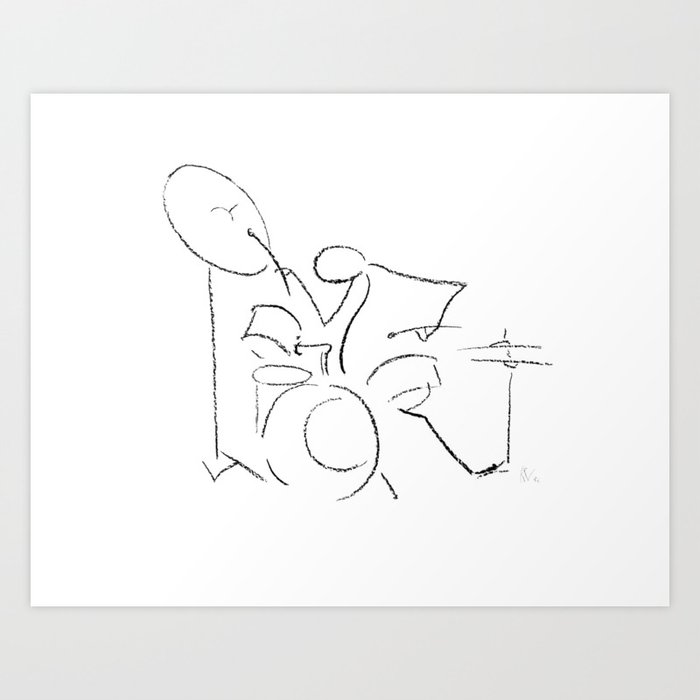 Jack DeJohnette – Improvisations in Jazz Kunstdrucke Jack DeJohnette – Improvisations in Jazz Kunstdrucke