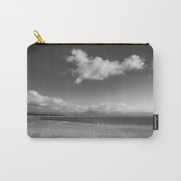 All Alone Carry-All Pouch | Black and White, Landscape, Photo 