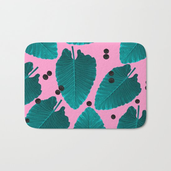 Tropical Pink Bath Mat