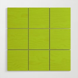 Chartreuse Wood Wall Art