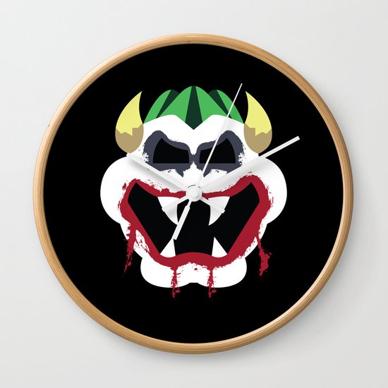 Joke's On You Bowser Wall Clock