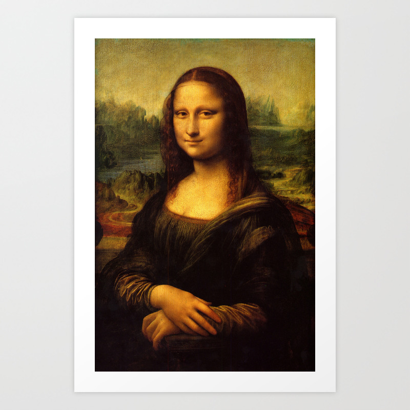 Monalisa Leonardo Da Vinci Mona Lisa Original Art Print By