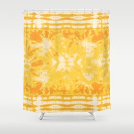 Shibori Beach Sun Shower Curtain