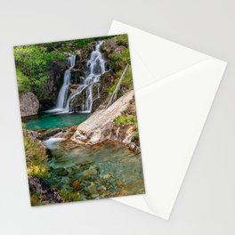 Watkin Path Waterfall Snowdonia Stationery Cards | Long Exposure, Watkinpath, Adrianevans, Digital, Summer, Snowdonia, Watkinwaterfall, Photo, Color, Northwales 