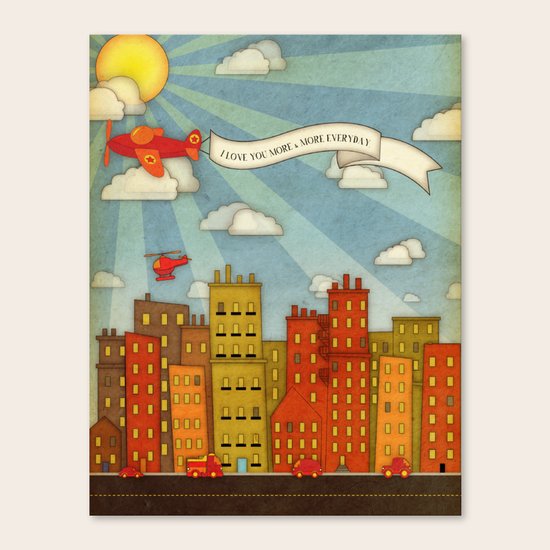 Town Canvas Print