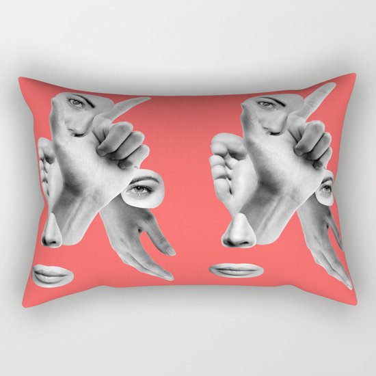 Mind Eat Thou Rectangular Pillow