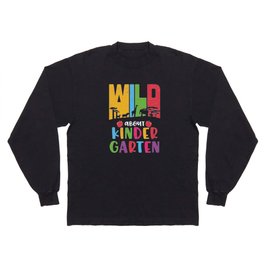 Wild About Kindergarten Long Sleeve T-shirt
