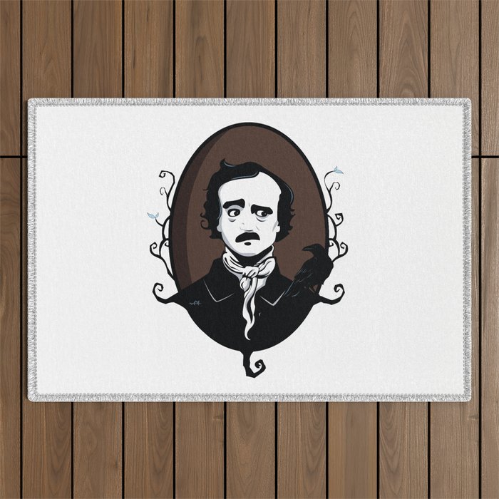 Edgar Allan Poe Outdoor Rug