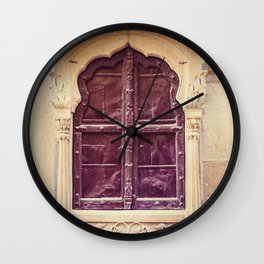Haveli Window Jaisalmer Rajasthan Wall Clock