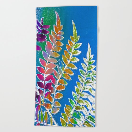 Azure Daydream Beach Towel