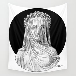 Vestigial Veiled Lady Wall Tapestry