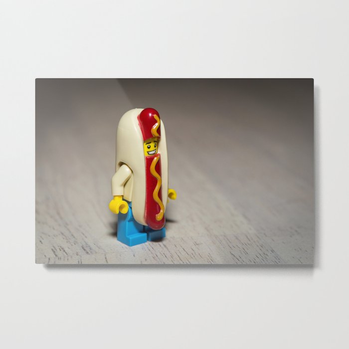 Hot Dog Man Metal Print