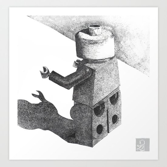 So Long Legoman Art Print